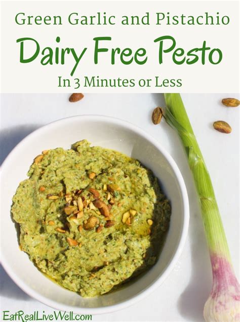 Vegan Green Garlic Pistachio Pesto – Kelly Jones Nutrition