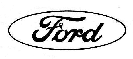 Black and White Ford Logo - LogoDix