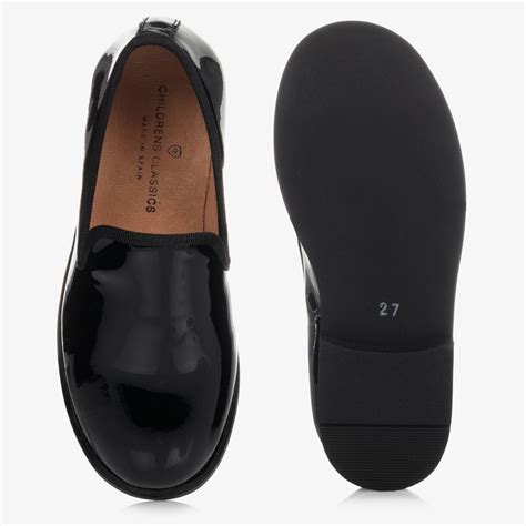 Children's Classics - Black Patent Leather Loafers | Childrensalon