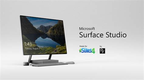 Mod The Sims - Microsoft Surface Studio with Surface Accessories