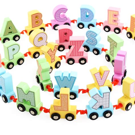 Hook Alphabet Train Blocks - Toys wholesalers