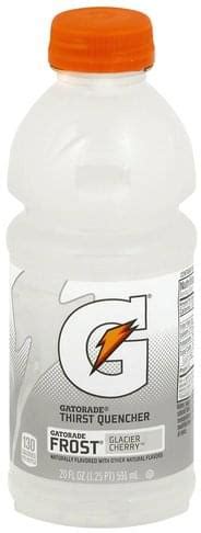 Gatorade Frost, Glacier Cherry Thirst Quencher - 20 oz, Nutrition ...