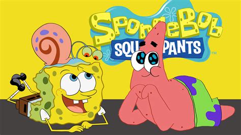 Spongebob, Gary and Patrick fondo de pantalla - bob esponja pantalones ...