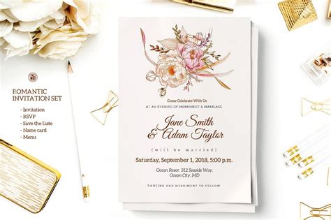 50 Wonderful Wedding Invitation & Card Design Samples | Design Shack