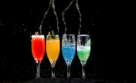 Images Gratuites : de l'alcool, boisson, fond noir, cocktail, du froid ...