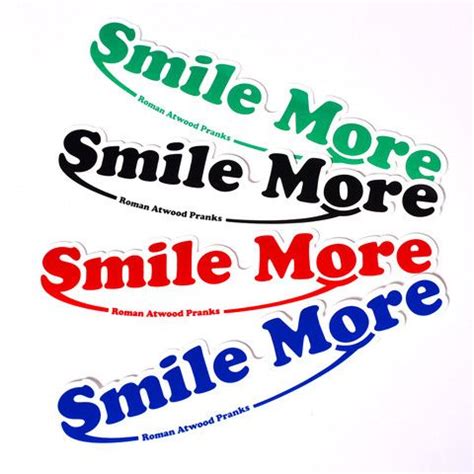 Smile More Classic Logo Stickers - The Smile More Store | Smile more shirt, Logo sticker ...