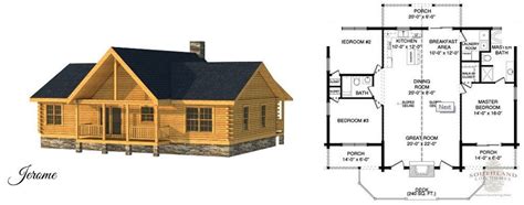 New 3 Bedroom Log Cabin Floor Plans - New Home Plans Design