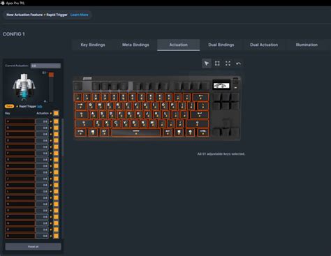 SteelSeries Apex pro tkl rapid trigger. Hey guys so im using rapid ...