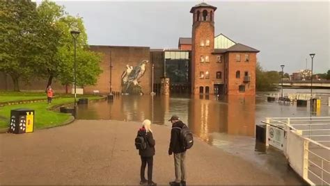 Uncertainty over damage to flooded Derby Museum of Making after Storm Babet hits city centre ...