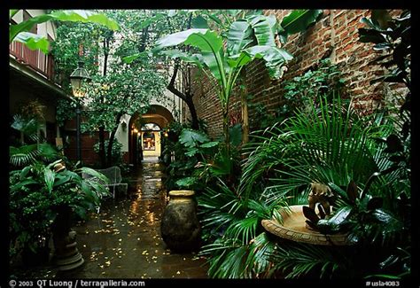 Picture/Photo: An inside courtyard in the French Quarter. New Orleans ...