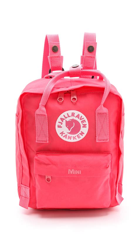 Fjallraven Kanken Mini Backpack in Pink | Lyst