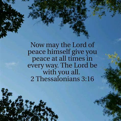 2 Thessalonians 3:16 | 2 thessalonians, 2 thessalonians 3:16, Thessalonians