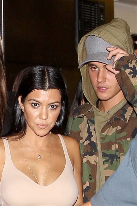 Kourtney Kardashian Hangs Out With Justin Bieber—See Photos