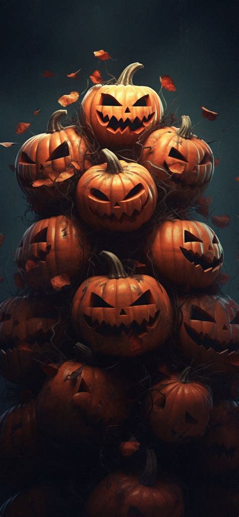 Fall Pumpkin Halloween Wallpaper