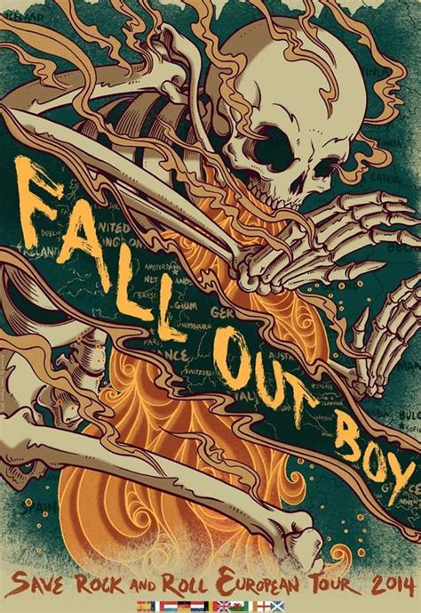 FALLOUT BOY ALBUM COVER FOR EUROPE! | Save rock and roll, Fall out boy ...