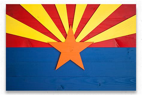 Arizona Wood Flag – Patriot Wood