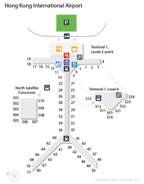 Hong Kong International Airport Map