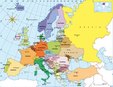 Paises y capitales de Europa - Ara blog