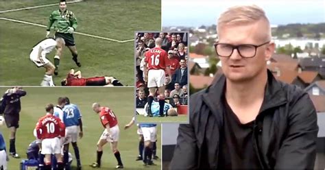 Alfie Haaland opened up about Roy Keane horror tackle during Man Utd v Man City