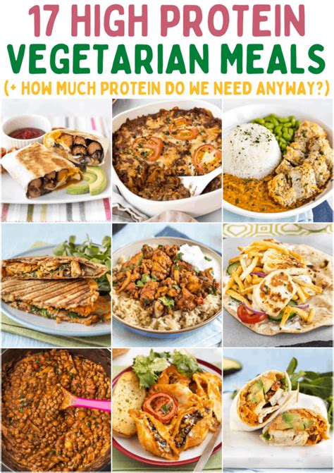 17 High Protein Vegetarian Meals (+how much protein do we need anyway ...