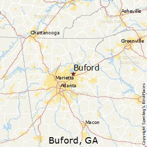 Map Of Buford Georgia - Leia Shauna