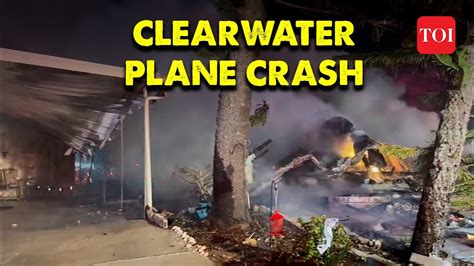 US Clearwater plane crash Video: Aircraft slams into neighborhood, several fatalities reported ...