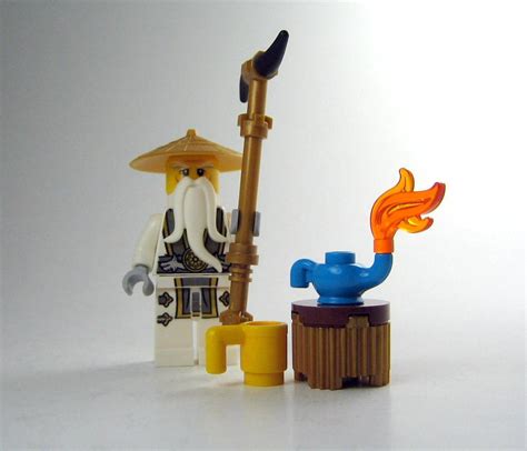 Lego Ninjago Master Wu minifigure, 70734 Sensei Minifig, NEW with tea ...