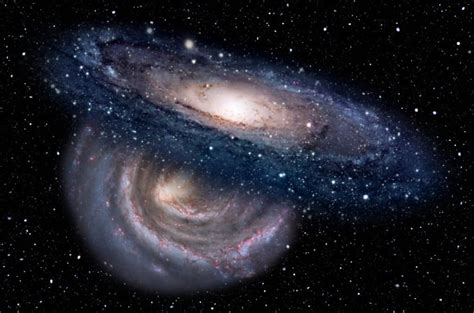 Galaxien auf Kollisionskurs: Der Zusammenstoß von Andromeda und ...