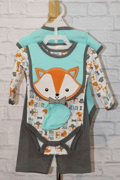 Fox Baby Set | Baby kids clothes, Baby fox, Boy outfits