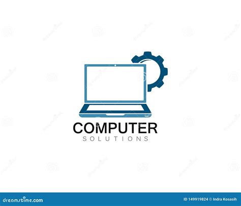 Vector Computer and Laptop Repair Logo Template Icon Illustration Stock Vector - Illustration of ...