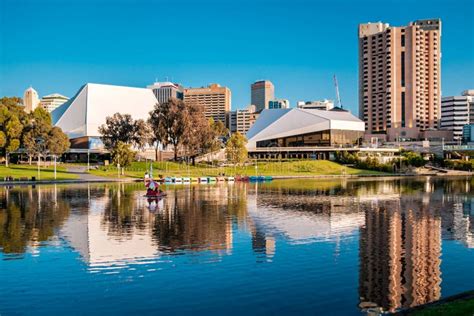 Adelaide City centre editorial stock photo. Image of horizontal - 78673848