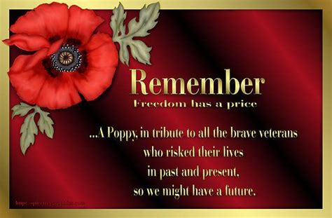 Remember Veterans Poppy by SpiceTree | Veterans day poppy, Poppies poem ...