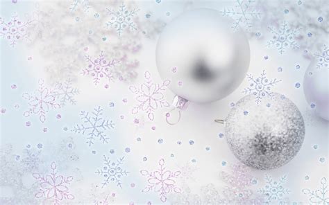 2 White Christmas Ball Christmas Ornaments Wallpapers - HD Wallpapers 70395