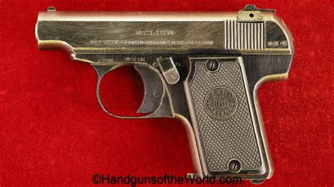 Melior New Model, 6.35mm, Akah Retailer Marked - Handguns of the World