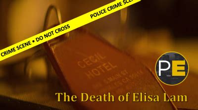 Elisa Lam • Death at the Cecil