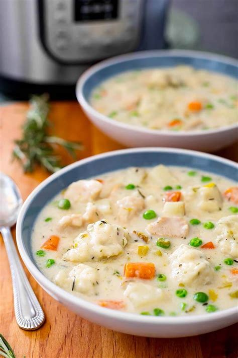 Instant Pot Chicken and Dumplings - Simply Happy Foodie