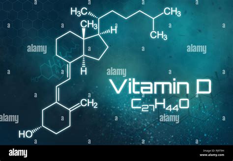 Chemical formula of Vitamin D Stock Photo - Alamy