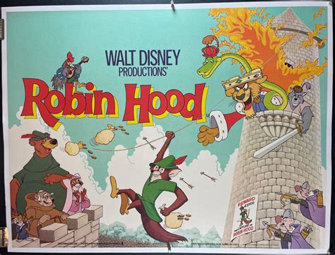 ROBIN HOOD, Original Walt Disney Vintage Movie Poster - Original Vintage Movie Posters