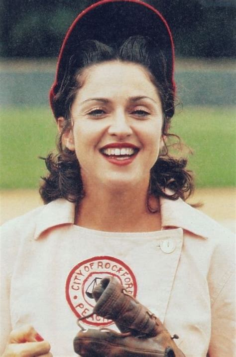 Mae Mordabito (played by Madonna) from "A League of Their Own." Description from… | Madonna ...