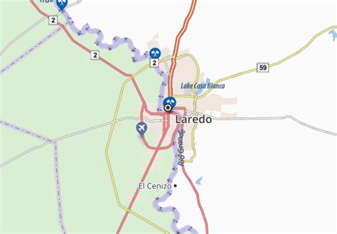 MICHELIN Nuevo Laredo map - ViaMichelin