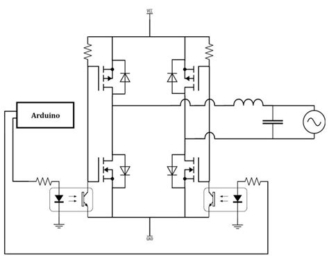 Design of DC to AC Converter. | Download Scientific Diagram