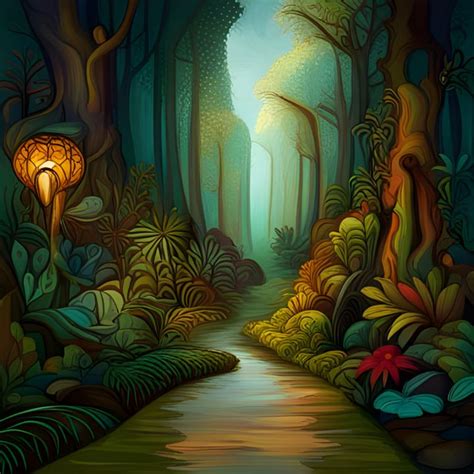 Fantasy Forest Art