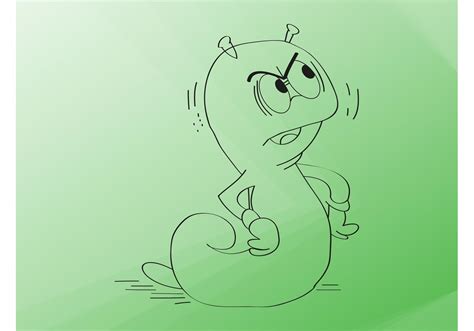 Worm Character - Download Free Vector Art, Stock Graphics & Images