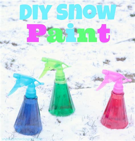 DIY Snow Paint - A New Dawnn