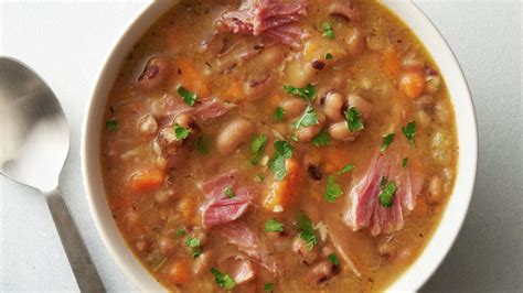 Slow-Cooker Ham and Black-Eyed Pea Soup Recipe - BettyCrocker.com