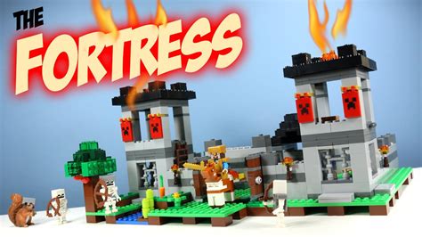 LEGO Minecraft The Fortress Fall 2016 Set 21127 Adventure Build - YouTube