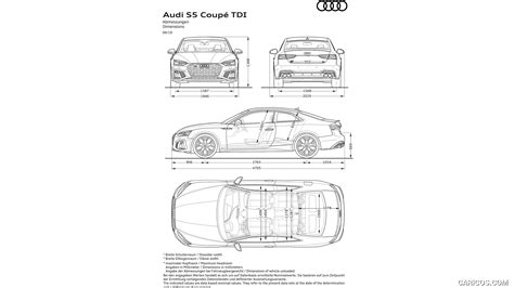 Audi S5 Coupe TDI | 2020MY | Dimensions