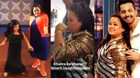 Bharti Singh FUNNY Moments On The Set Of TV Show "Khatra Khatra Khatra ...