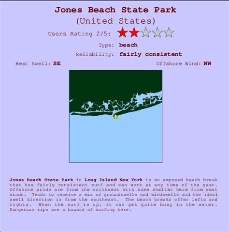 Jones Beach State Park Surf Forecast and Surf Reports (Long Island NY, USA)