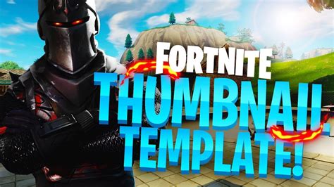 NEW FREE FORTNITE GFX THUMBNAIL TEMPLATE 2018! - (Fortnite FLAME Thumbnail Template PSD!) - YouTube